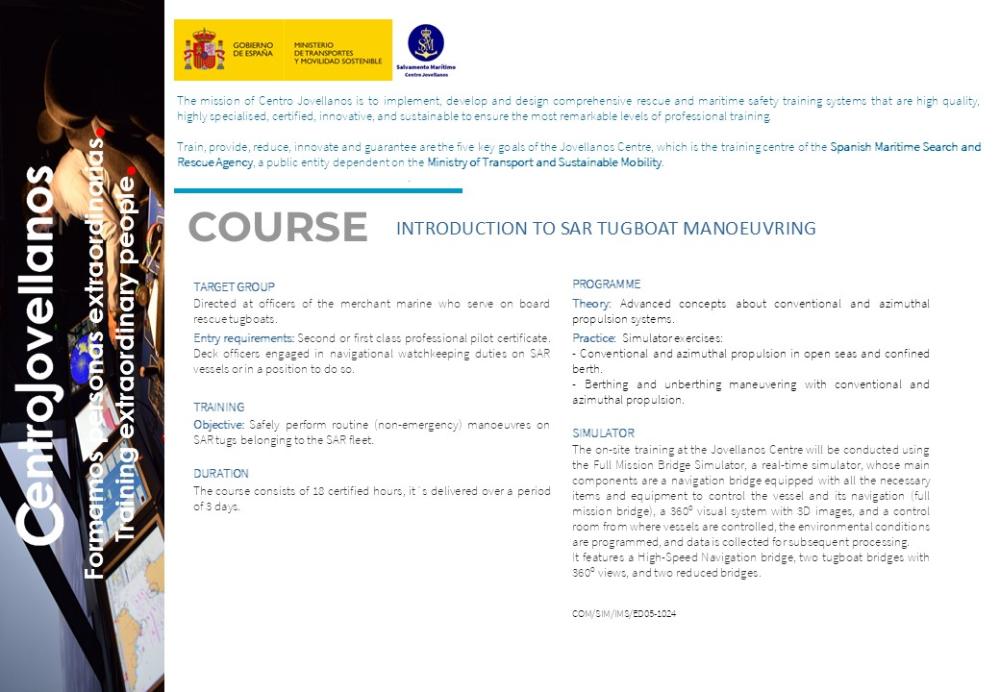 Imagen Introduction to SAR tugboat manoeuvring
