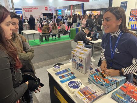 Image Spanish Maritime Rescue and Safety Agency stand at the Aula Education Fair, 26th to 30th March