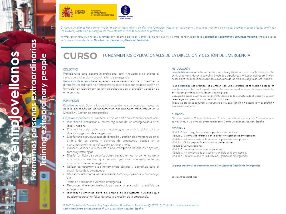 Imagen Fundamentos operacionales de la dirección y gestión de emergencias