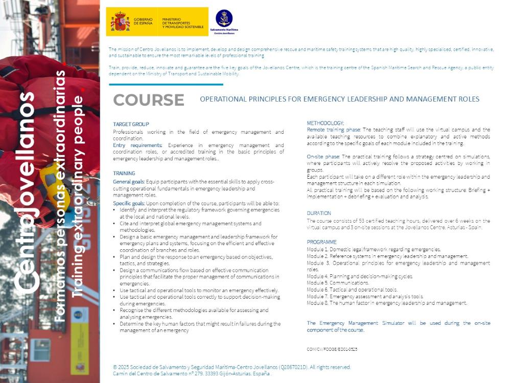Imagen Operational principles for emergency leadership and management roles