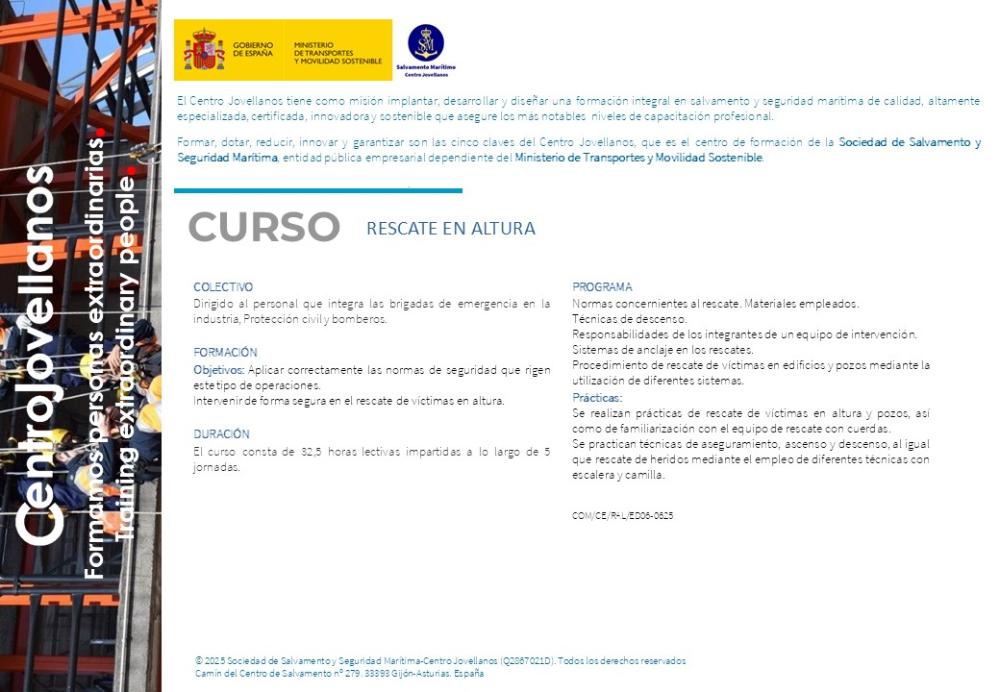 Imagen Rescate en altura