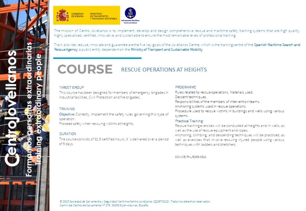 Imagen Rescue operations at heights