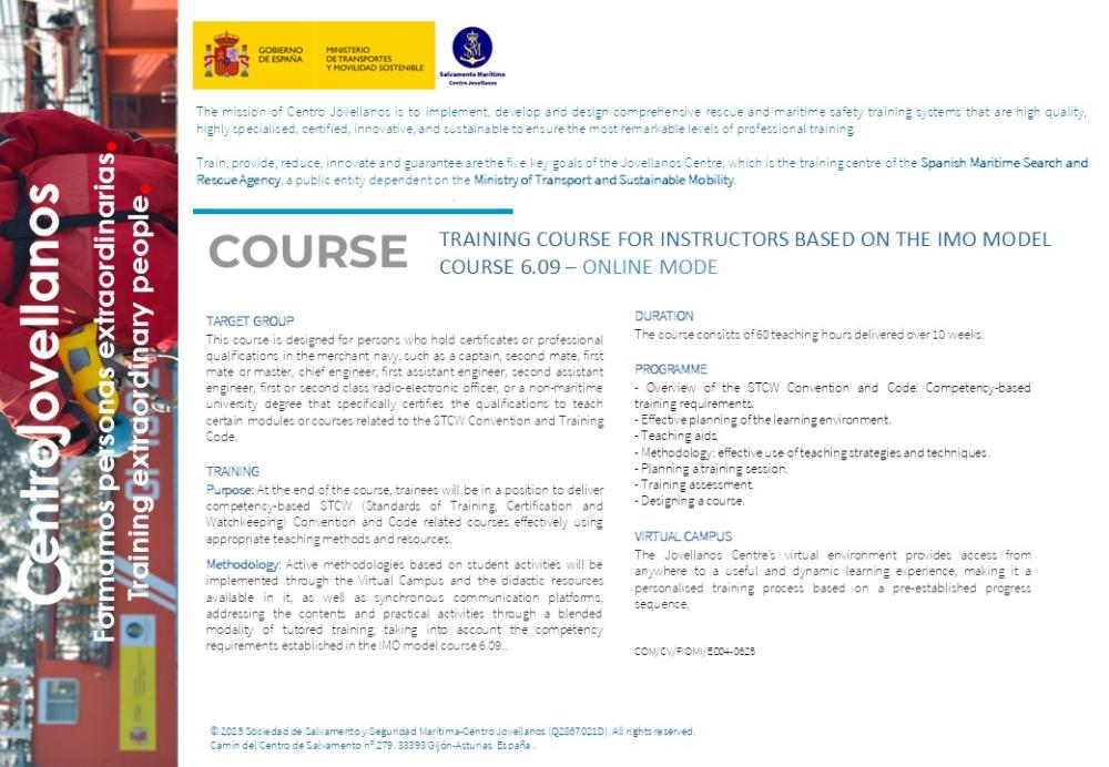 Imagen Training course for instructors based on the IMO model course 6.09