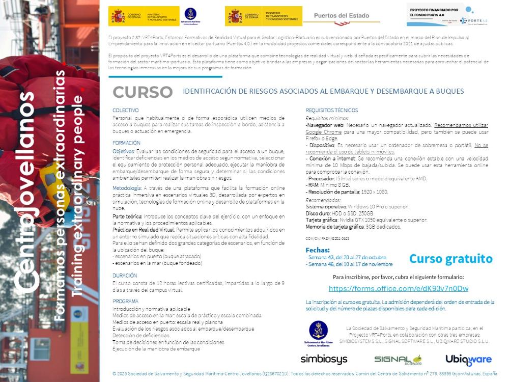 Imagen Identificación de riesgos asociados al embarque y desembarque a buques