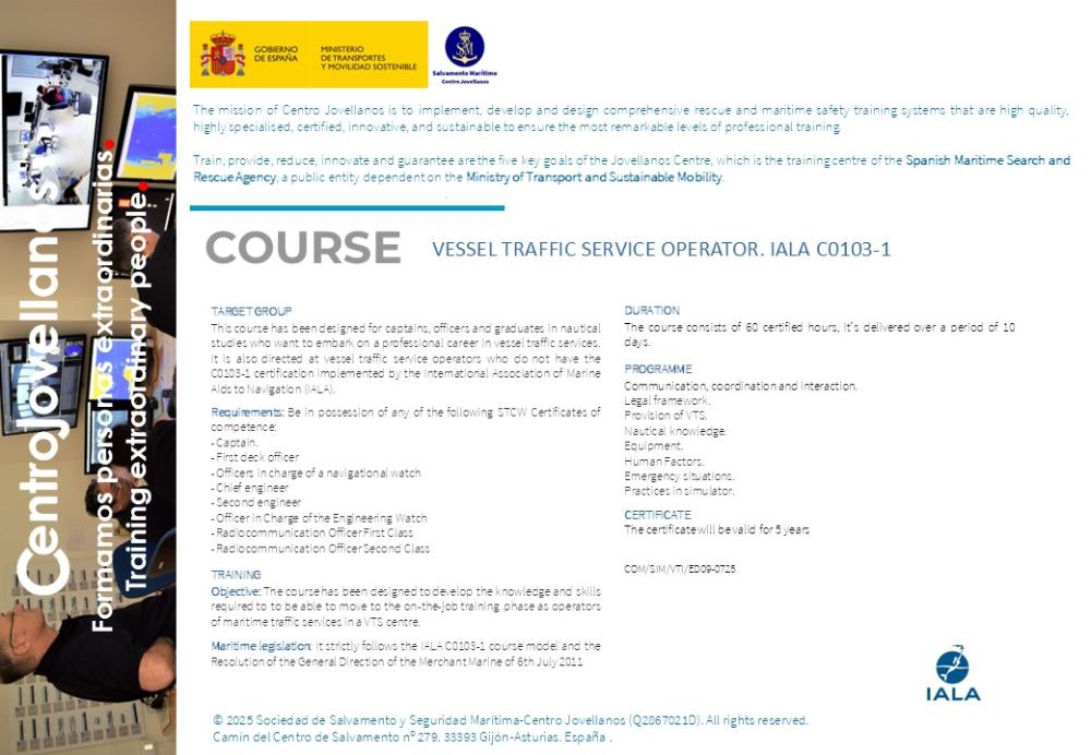 Imagen IALA C0103-1. Vessel traffic service operator