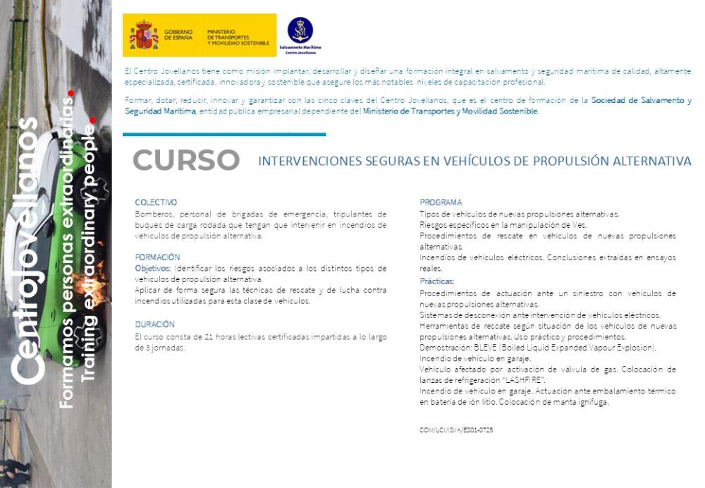 Imagen Intervenciones seguras en vehículos de propulsión alternativa