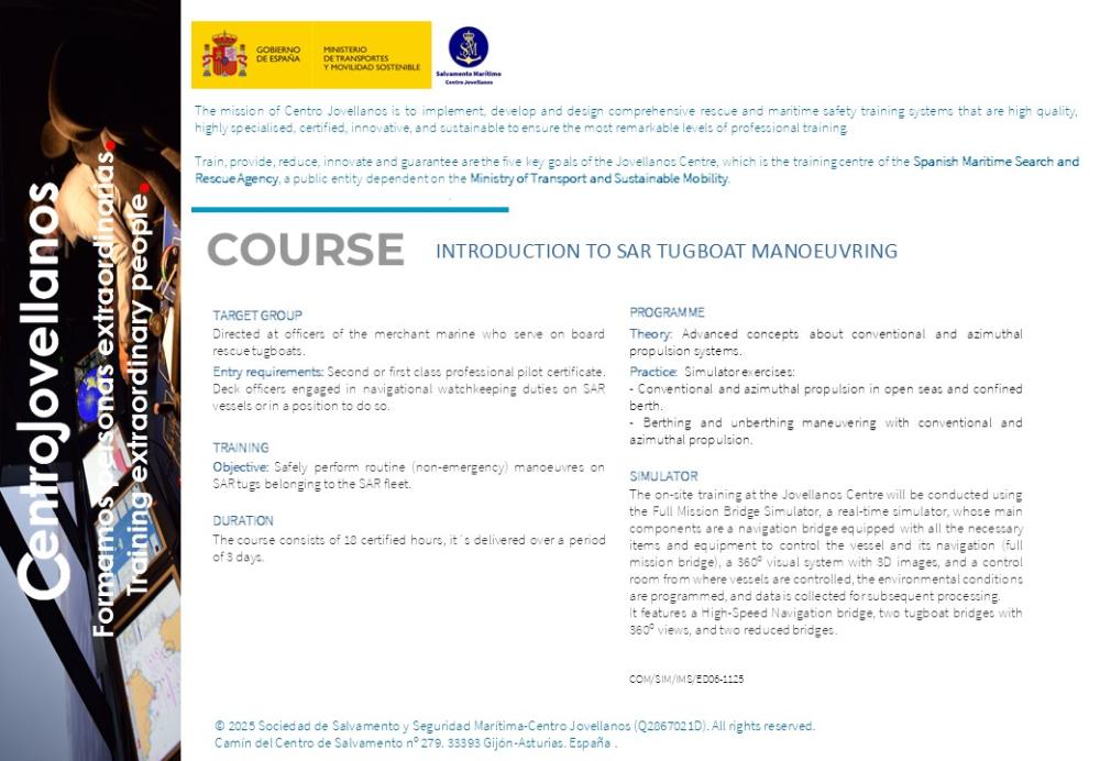 Imagen Introduction to SAR tugboat manoeuvring