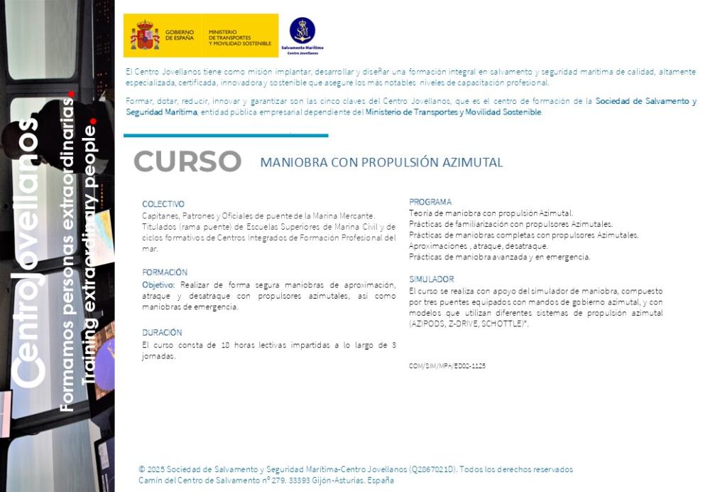 Imagen Maniobra con propulsión azimutal