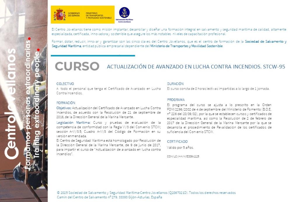 Imagen Actualización de avanzado en lucha contra incendios