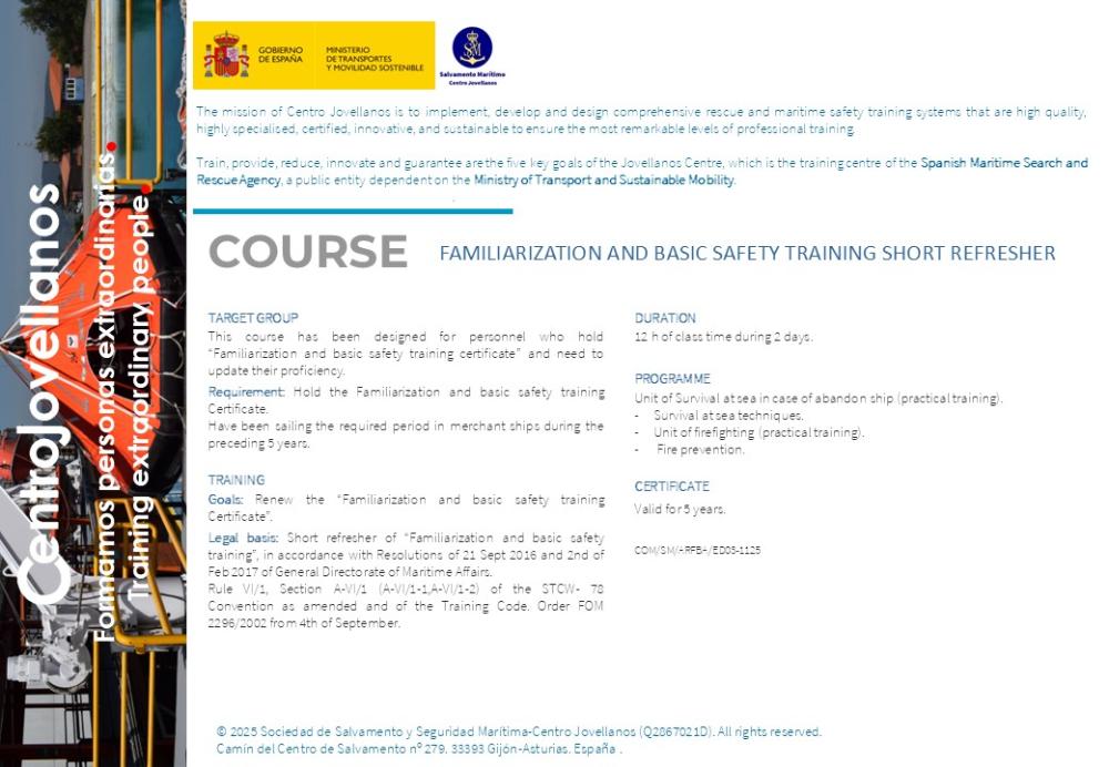 Imagen Familiarization and basic safety training short refresher