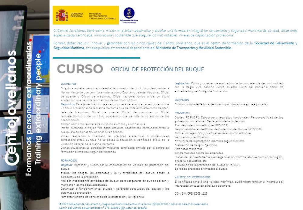 Imagen Oficial de protección del buque