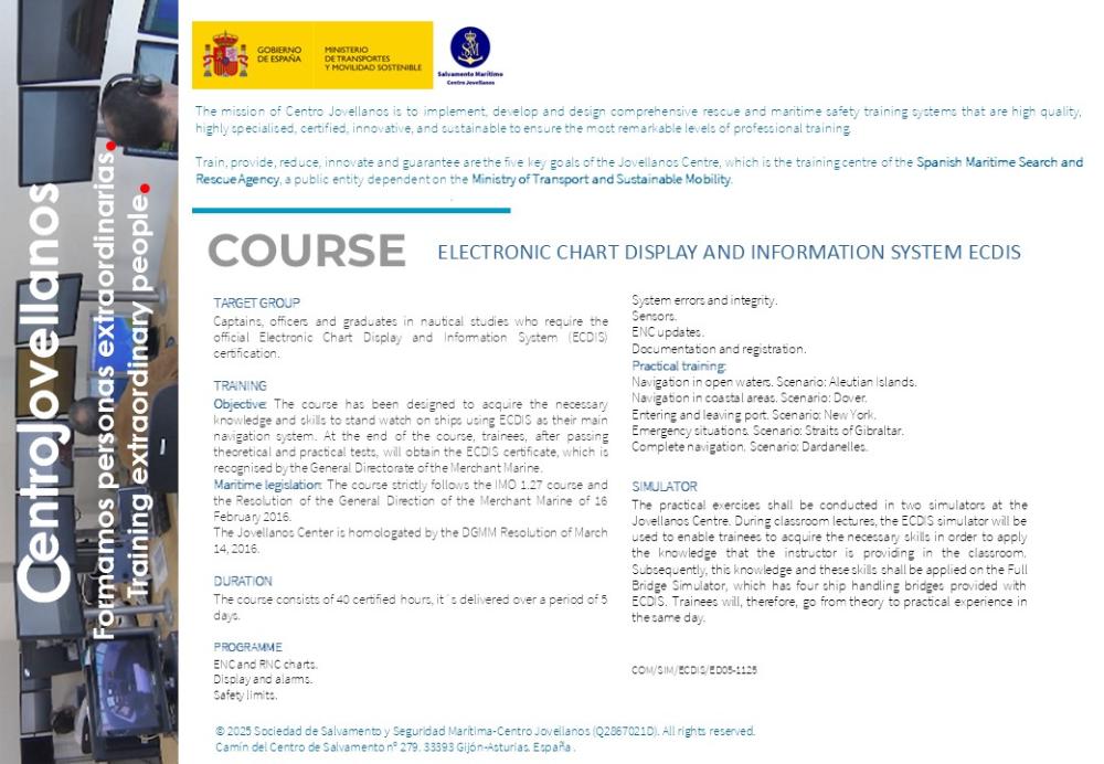 Imagen Electronic chart display and information system ECDIS