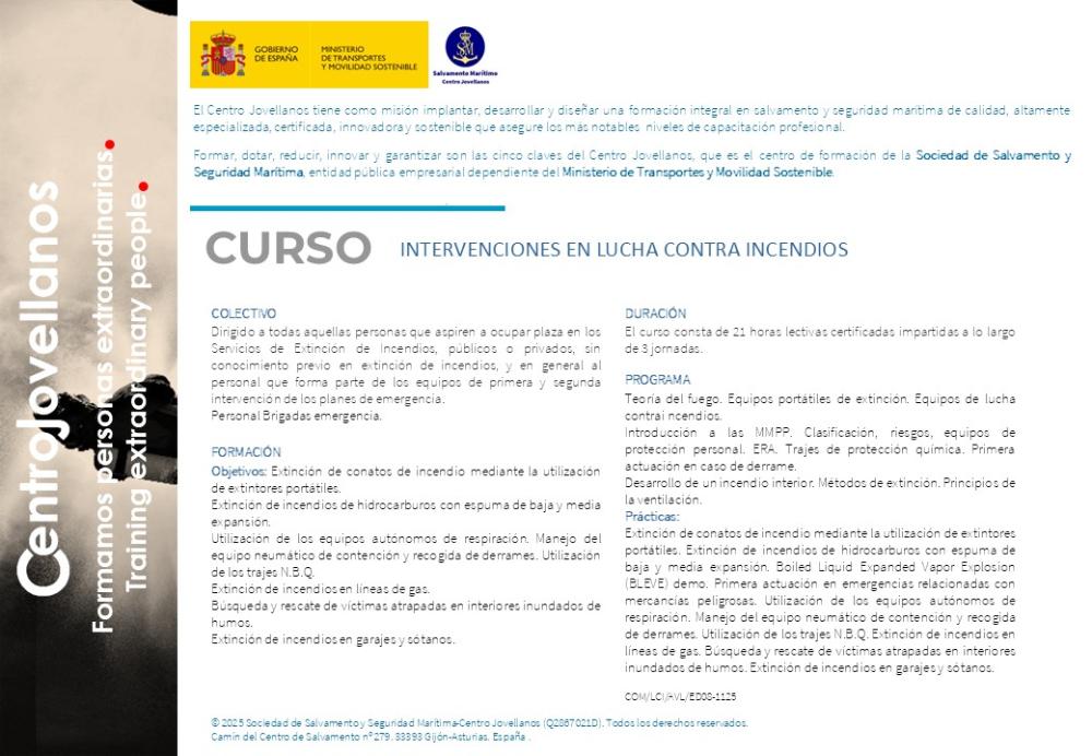 Imagen Intervenciones en lucha contra incendios