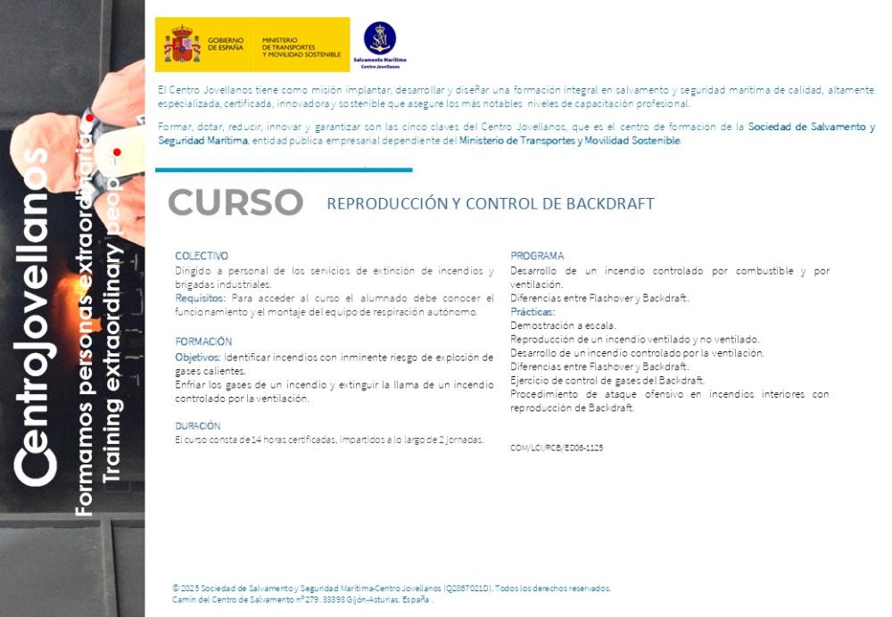 Imagen Reproducción y control de backdraft