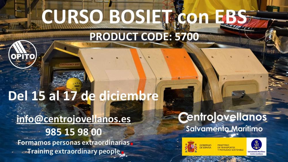 Imagen OPITO "BOSIET-EBS" del 15 al 17 de diciembre