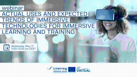 Image AT VIRTUAL WEBINAR. ACTUAL USES AND EXPECTED TRENDS OF IMMERSIVE TECHNOLOGIES FOR IMMERSIVE LEARNING AND TRAINING