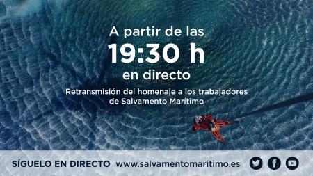 Imagen Homenaje a los profesionales de Salvamento Marítimo por el 25 aniversario