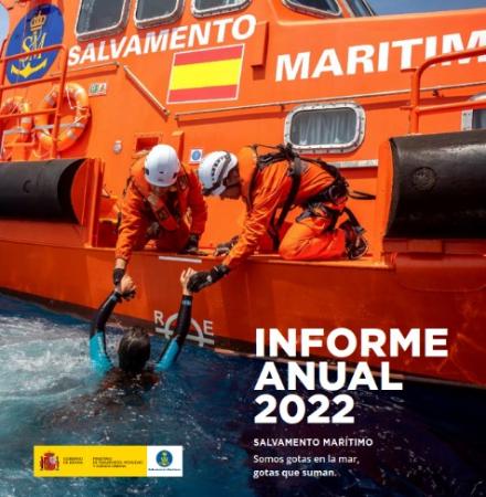Imagen Informe Anual 2022. Salvamento Marítimo