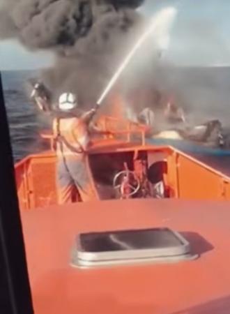 Imagen Extinción de incendios a bordo de buques