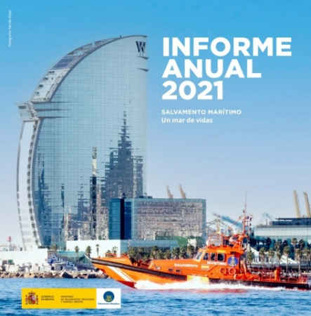 Imagen Informe Anual 2021. Salvamento Marítimo