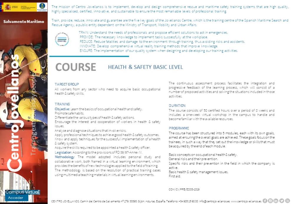 Imagen Health & safety basic level