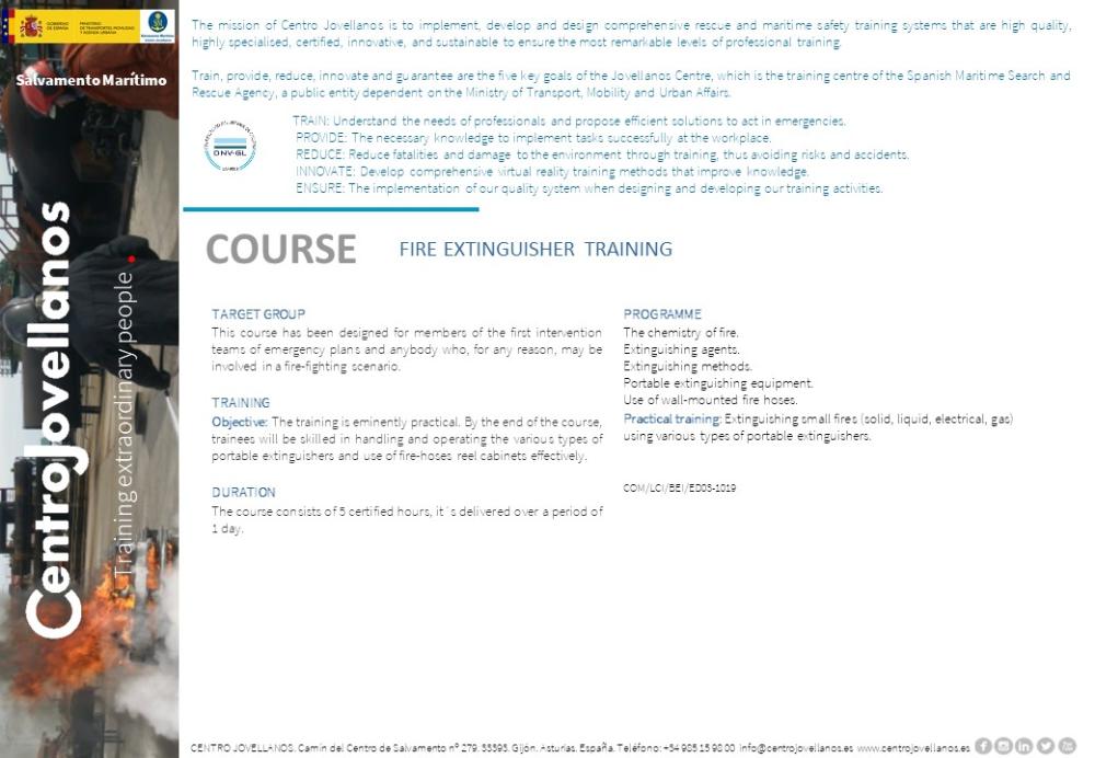 Imagen Fire extinguisher training