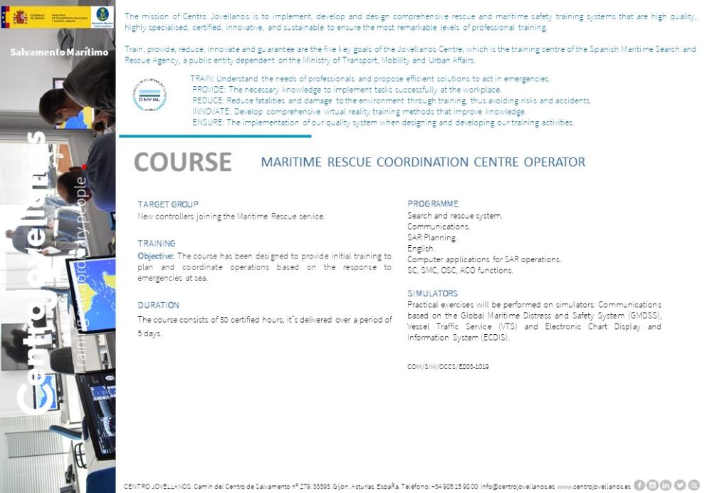 Imagen Maritime Rescue Coordination Centre Operator