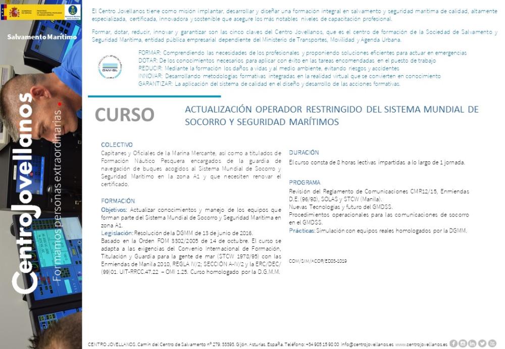 Imagen Operador Restringido del Sistema Mundial de Socorro y Seguridad Marítimo
