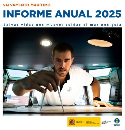 Imagen Informe anual 2025. Salvamento Marítimo