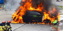 Image Electric vehicle fires