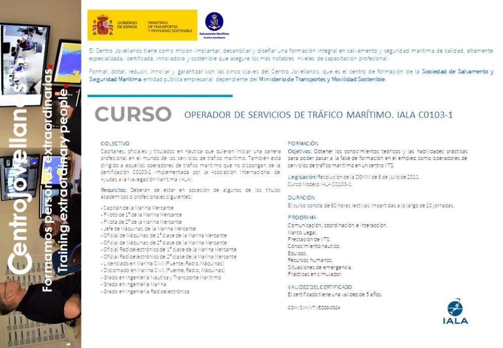 Imagen Operador de servicios de tráfico marítimo. IALA C0103-1