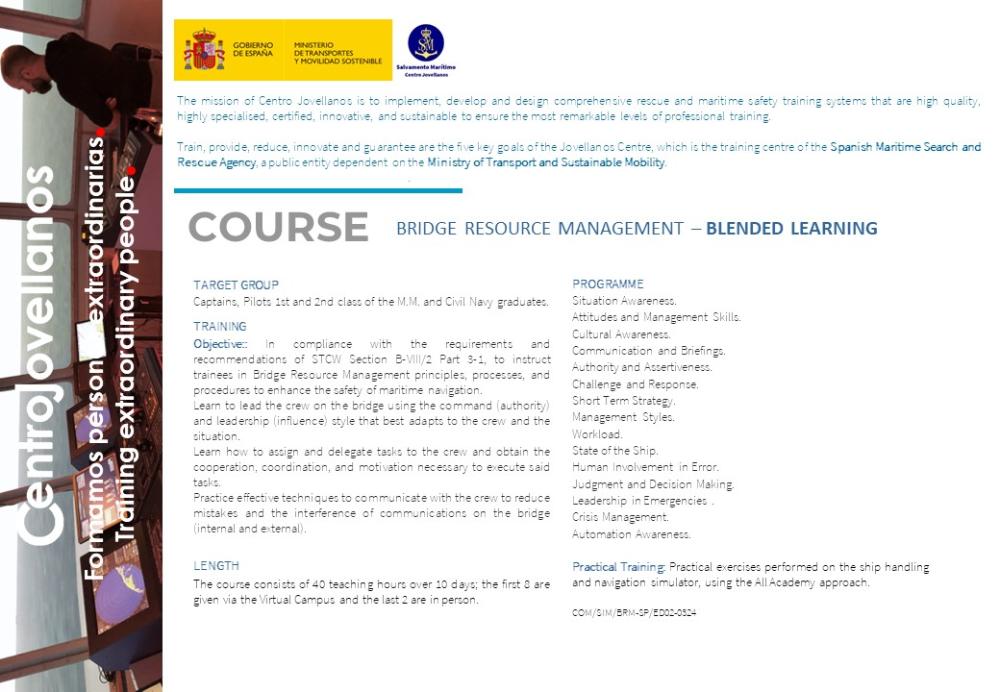 Imagen Bridge resource management. Blended learning
