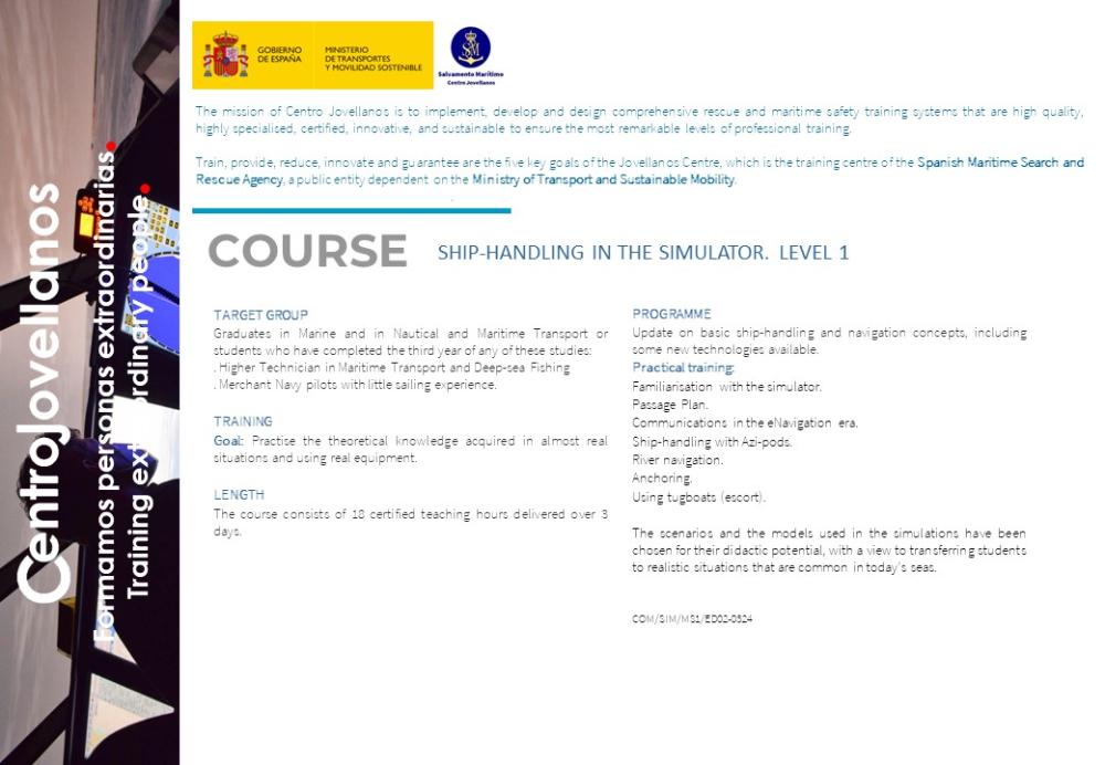 Imagen Ship-handling in the simulator. Level1
